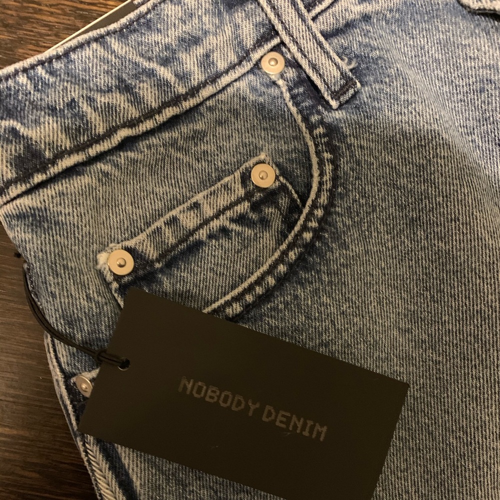 New With Tags Nobody Denim Reverse Panel Skirt - Picture 4 of 6